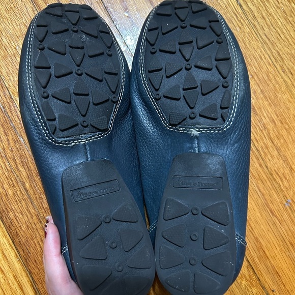 Bare Traps~Ladies Leather Slip-On Loafers~Size 7.5 Blue Pre-Owned - Picture 11 of 13